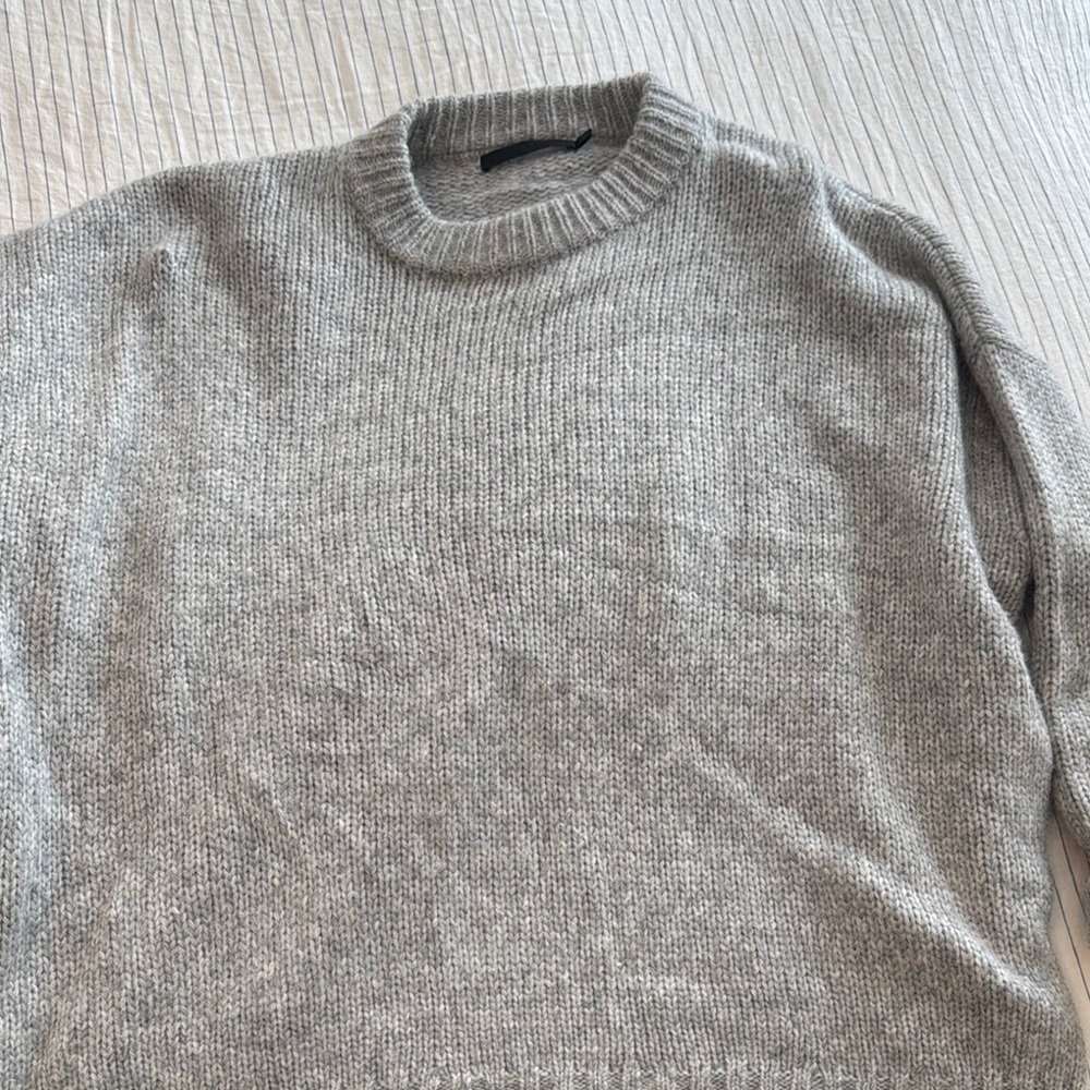 Jenni Kayne Alpaca Gray Sweater